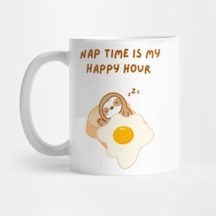 Nap Time is My Happy Hour Sloth Mug